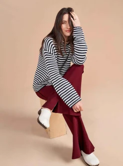 La Ligne Marina Fine Stripe Sweater Clearance