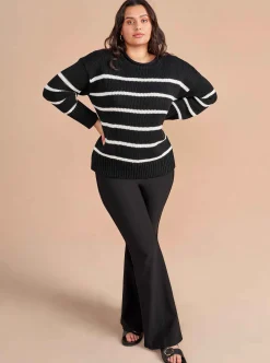 La Ligne Marina Sweater Black/White Sale