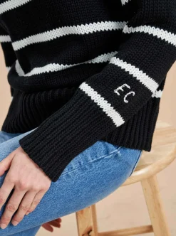 La Ligne Marina Sweater Black/White Sale