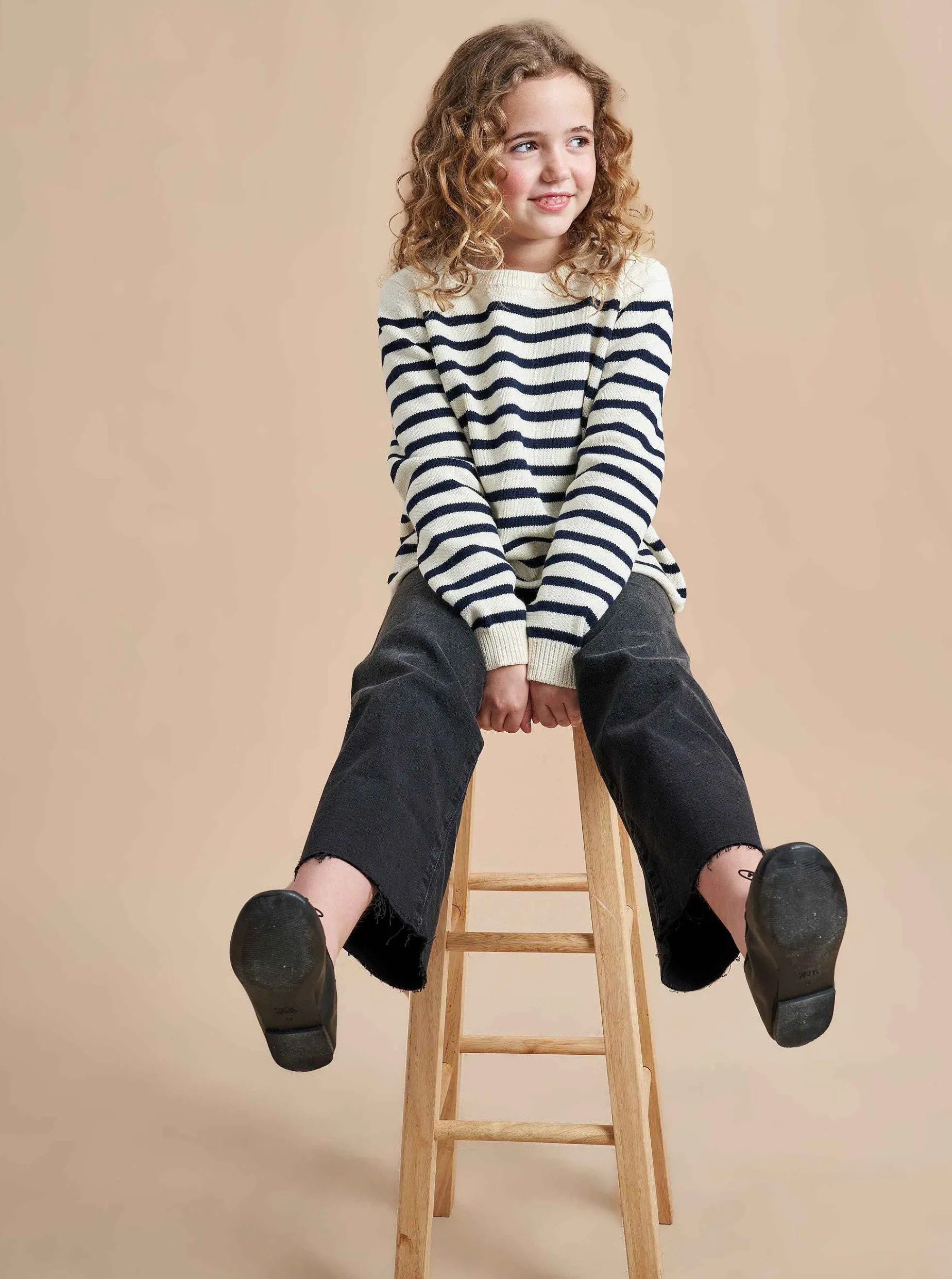 La Ligne Marini Sweater Cream/Navy Online