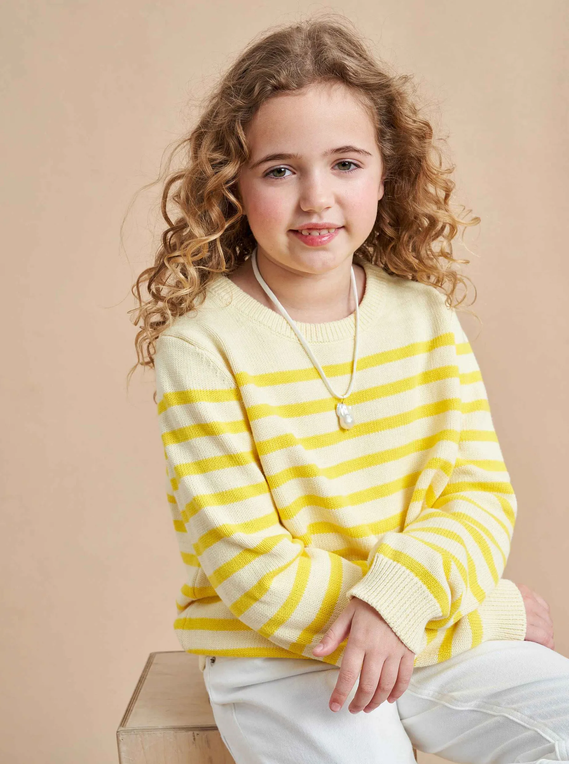 La Ligne Marini Sweater Yellow Flash Sale