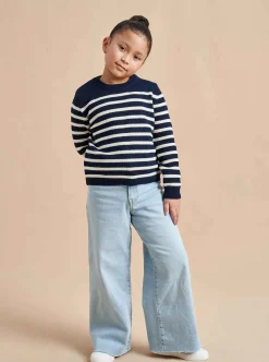 La Ligne Marini Sweater Navy/Cream Sale