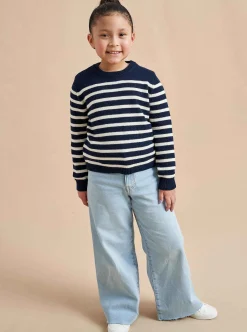 La Ligne Marini Sweater Navy/Cream Sale