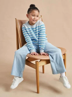 La Ligne Marini Sweater Pale Blue Shop