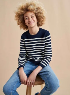 La Ligne Marini Sweater Navy/Cream Online