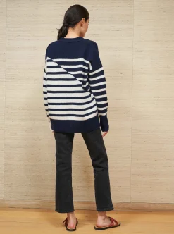 La Ligne Maritime Marin Cardigan Online