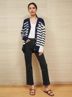 La Ligne Maritime Marin Cardigan Online