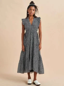 La Ligne Marta Dress Black/Ivory Best Sale