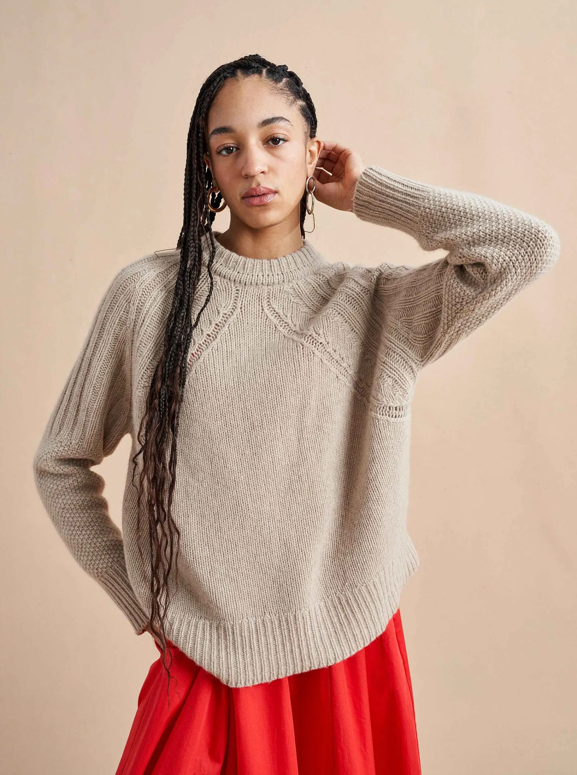 La Ligne Max Sweater Tan Hot