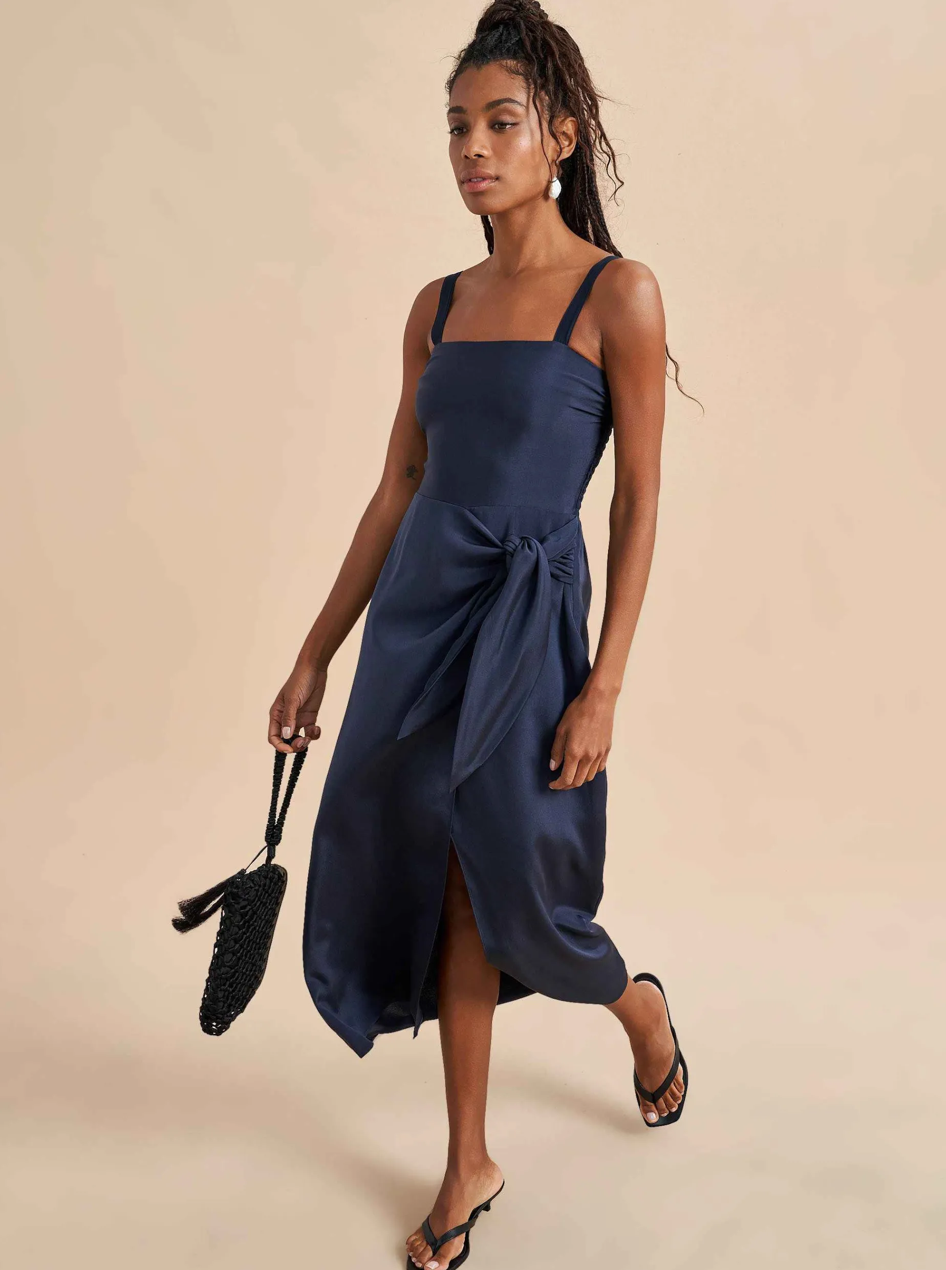 La Ligne Mia Dress Navy Online