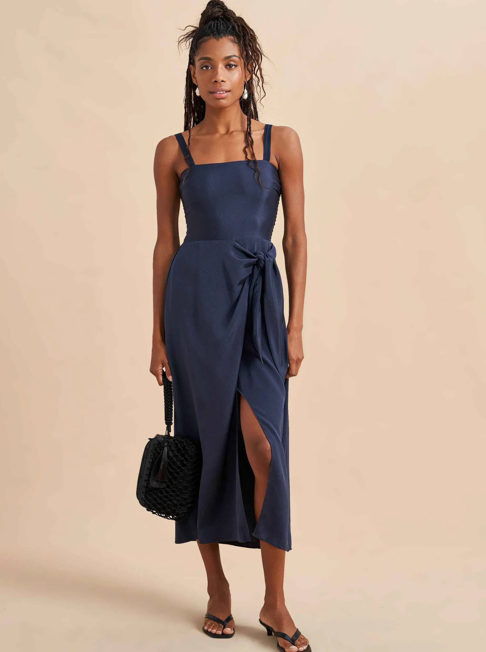 La Ligne Mia Dress Navy Online