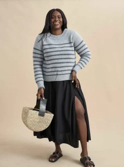 La Ligne Mini Marin Sweater Grey/Dark Grey Hot