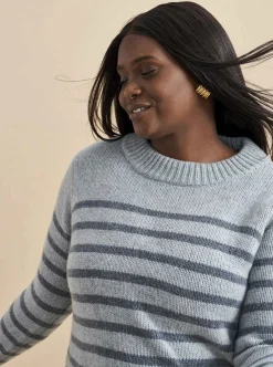 La Ligne Mini Marin Sweater Grey/Dark Grey Hot