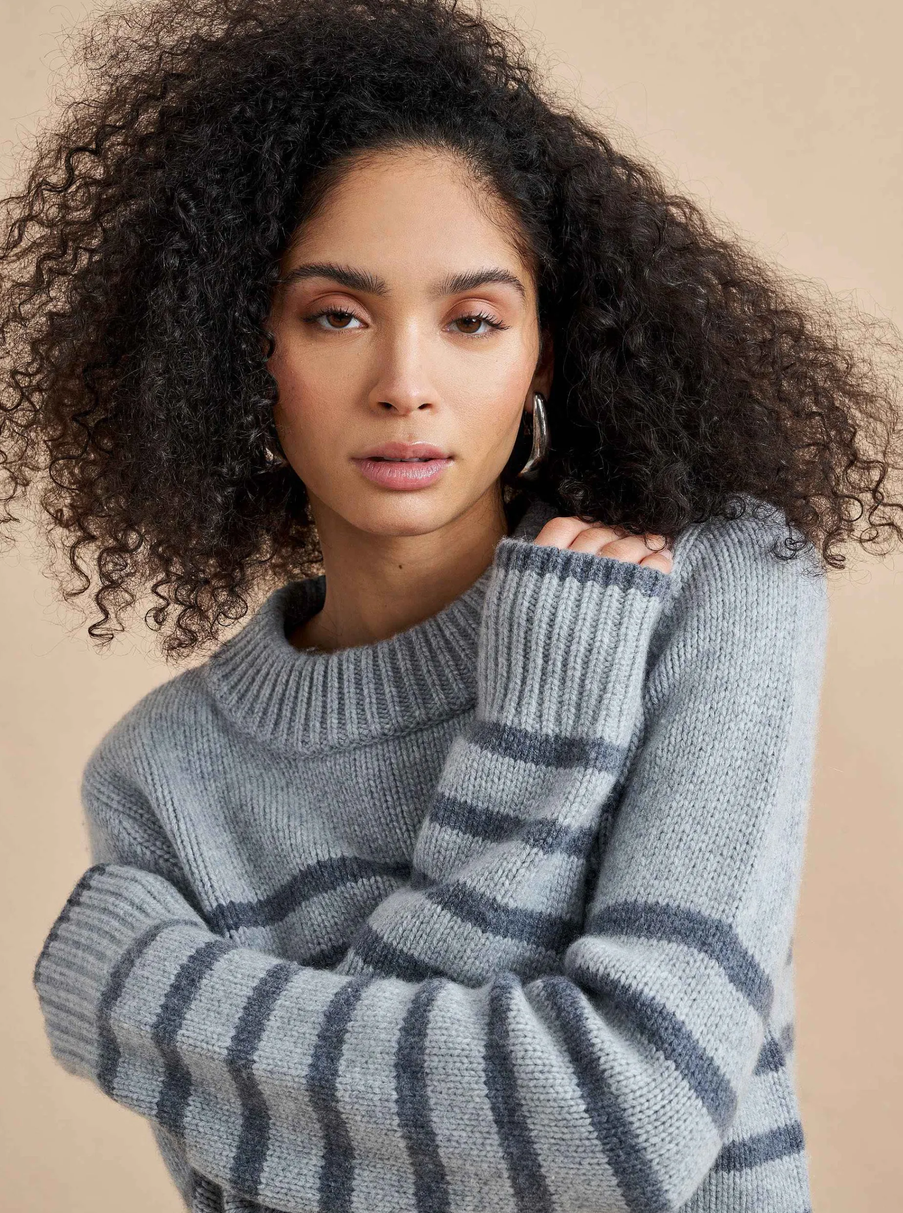 La Ligne Mini Marin Sweater Grey/Dark Grey Hot