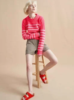La Ligne Mini Marin Sweater Hot Pink/Bubblegum Flash Sale