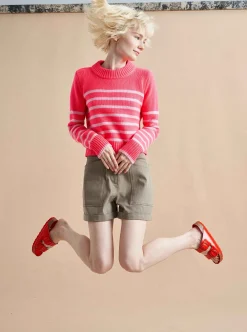 La Ligne Mini Marin Sweater Hot Pink/Bubblegum Flash Sale