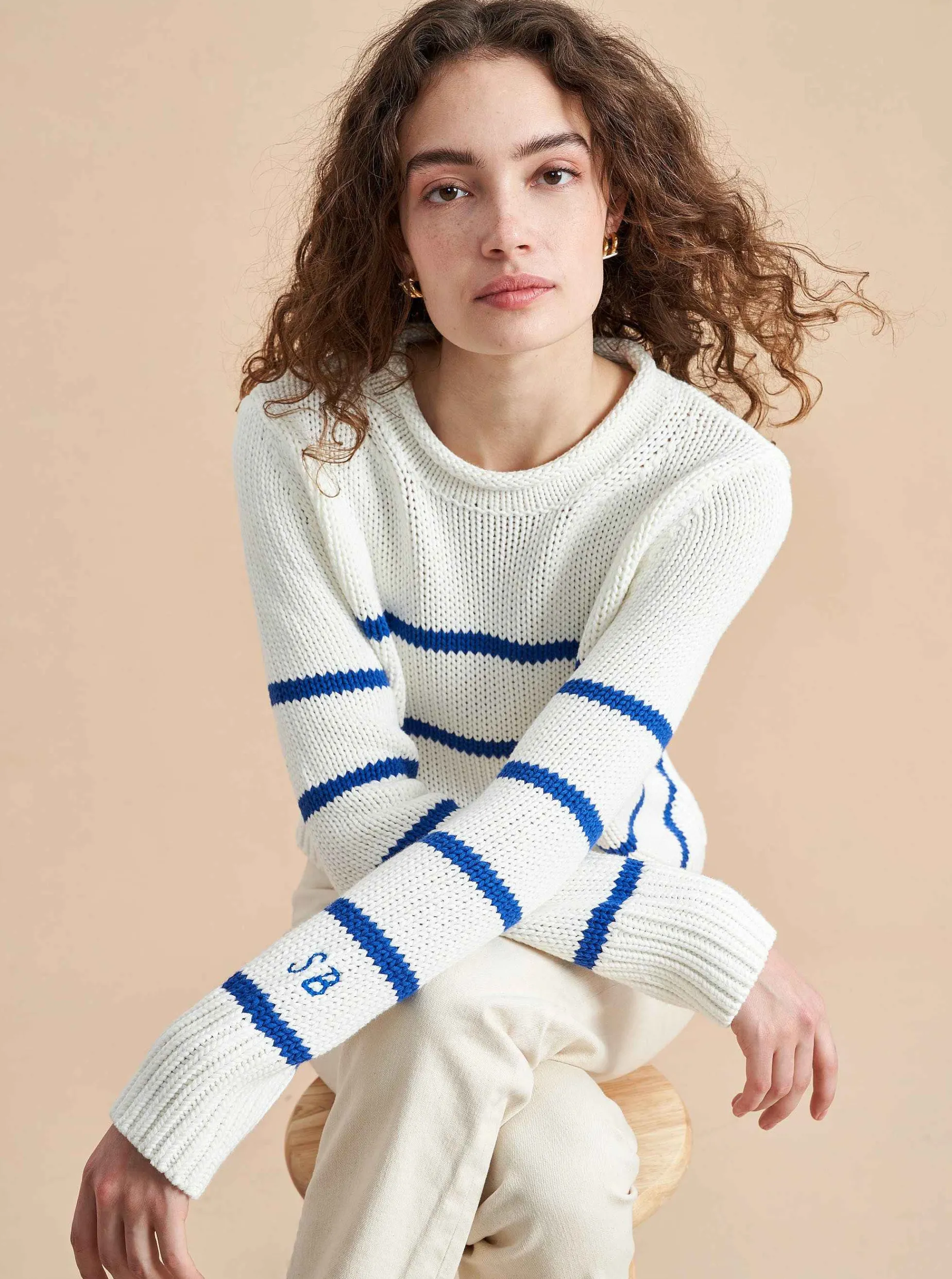 La Ligne Mini Marina Sweater Black/Cream Outlet