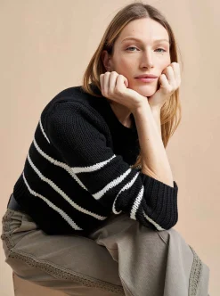 La Ligne Mini Marina Sweater Black/Cream Outlet