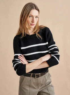 La Ligne Mini Marina Sweater Black/Cream Outlet