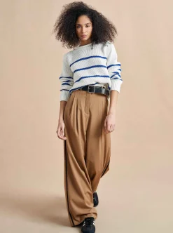 La Ligne Mini Marina Sweater Cream/Cobalt Fashion