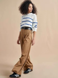 La Ligne Mini Marina Sweater Cream/Cobalt Fashion