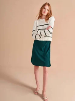 La Ligne Mini Marina Sweater Ivory/Army Discount