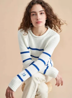 La Ligne Mini Marina Sweater Tan/Cream Cheap
