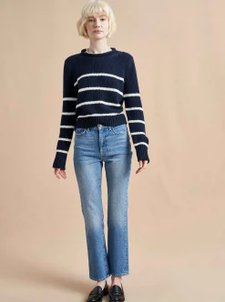 La Ligne Mini Marina Sweater Navy/Ivory Outlet