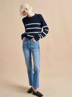 La Ligne Mini Marina Sweater Navy/Ivory Outlet