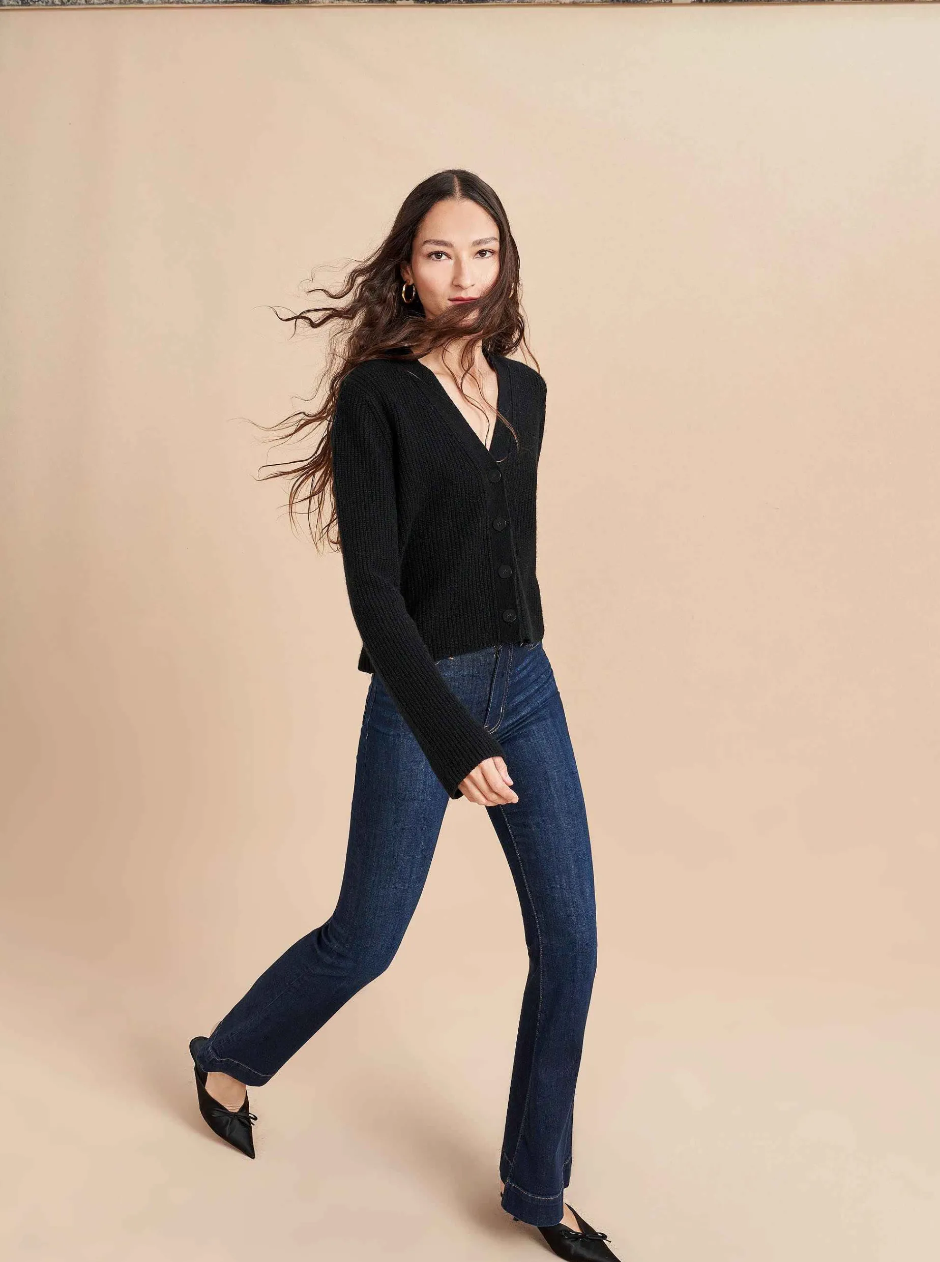 La Ligne Mini Toujours Cardigan Black Clearance
