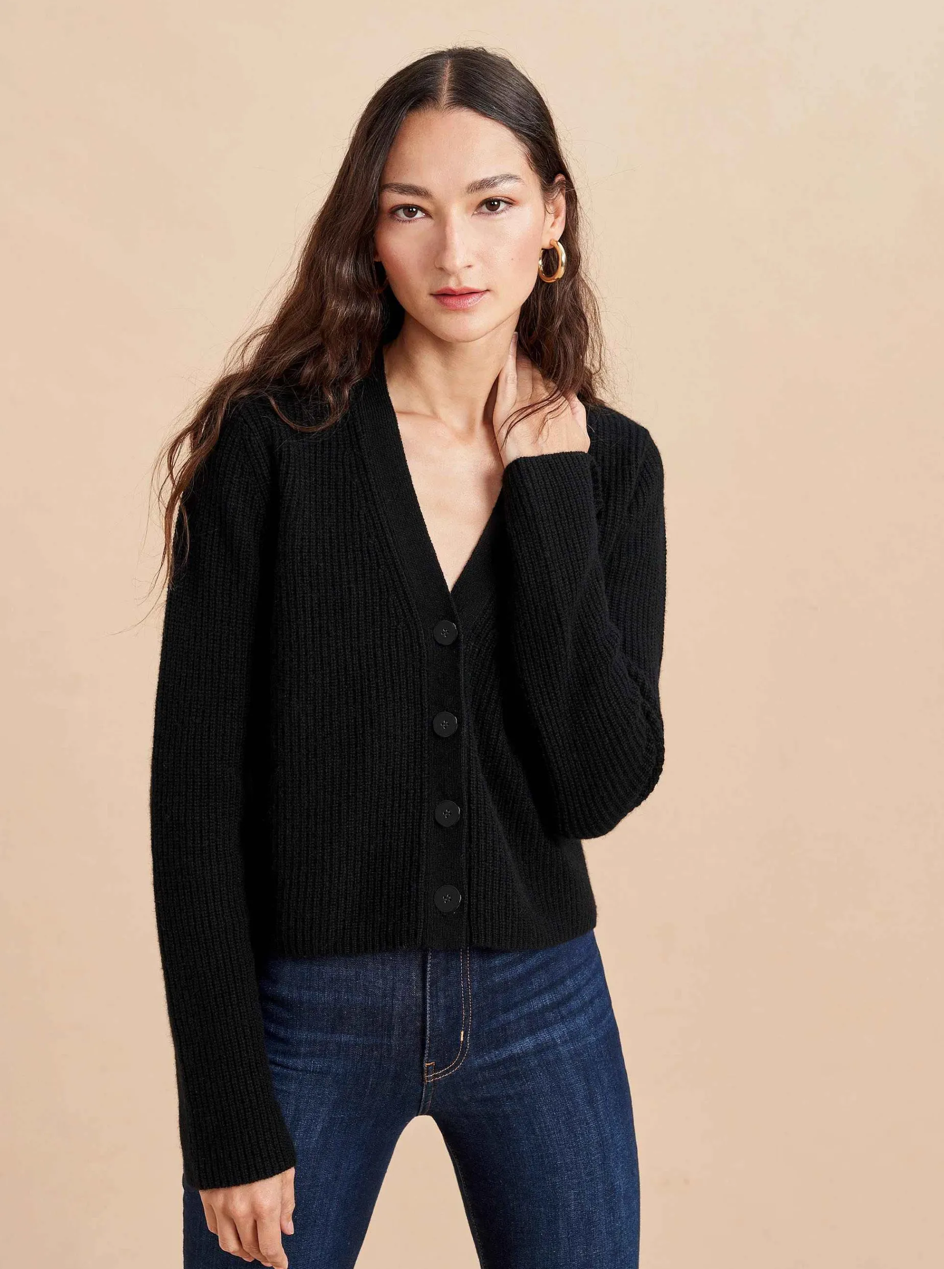 La Ligne Mini Toujours Cardigan Black Clearance
