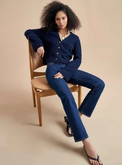 La Ligne Mini Toujours Cardigan Navy Clearance