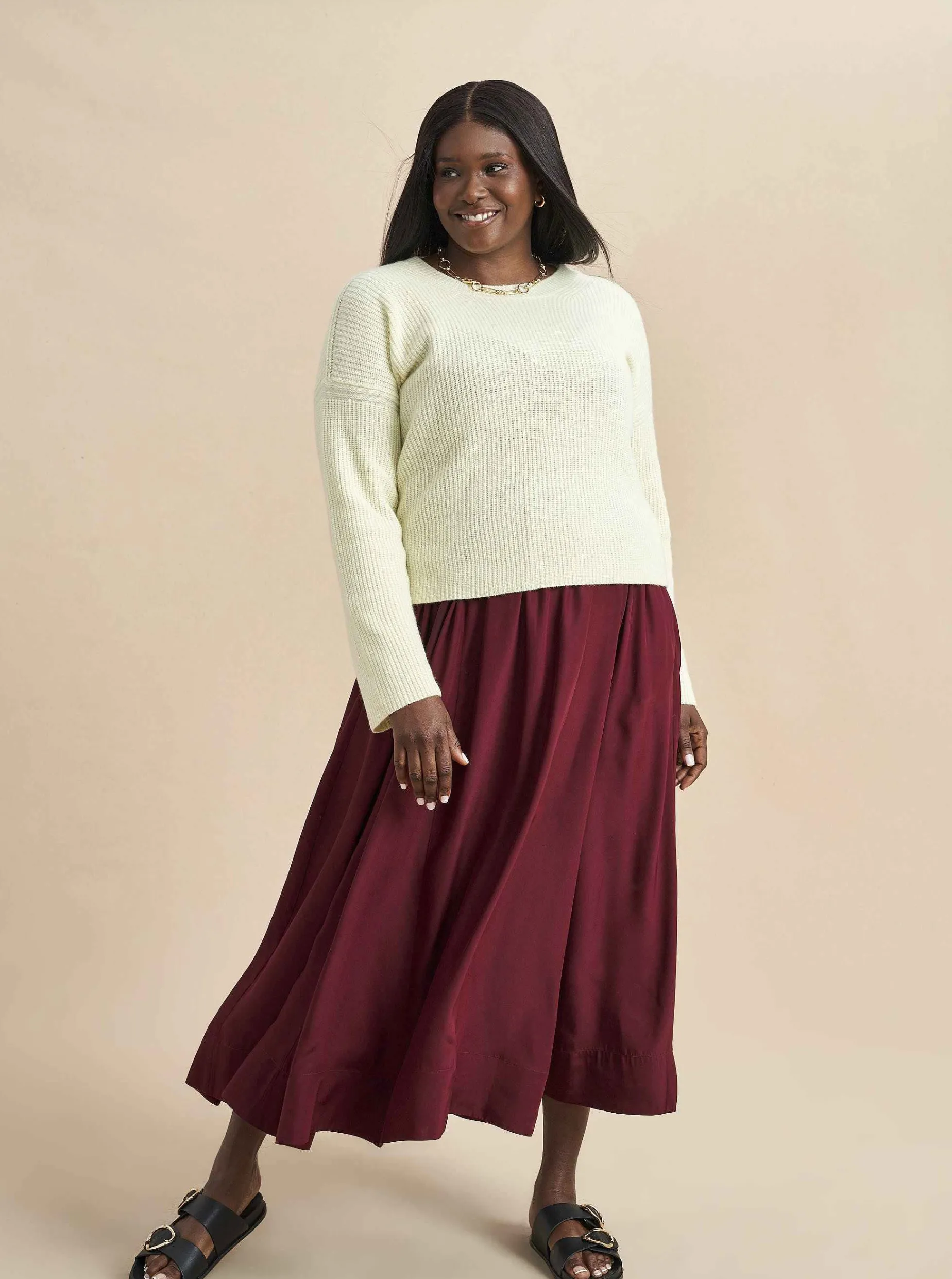 La Ligne Mini Toujours Sweater Butter Outlet