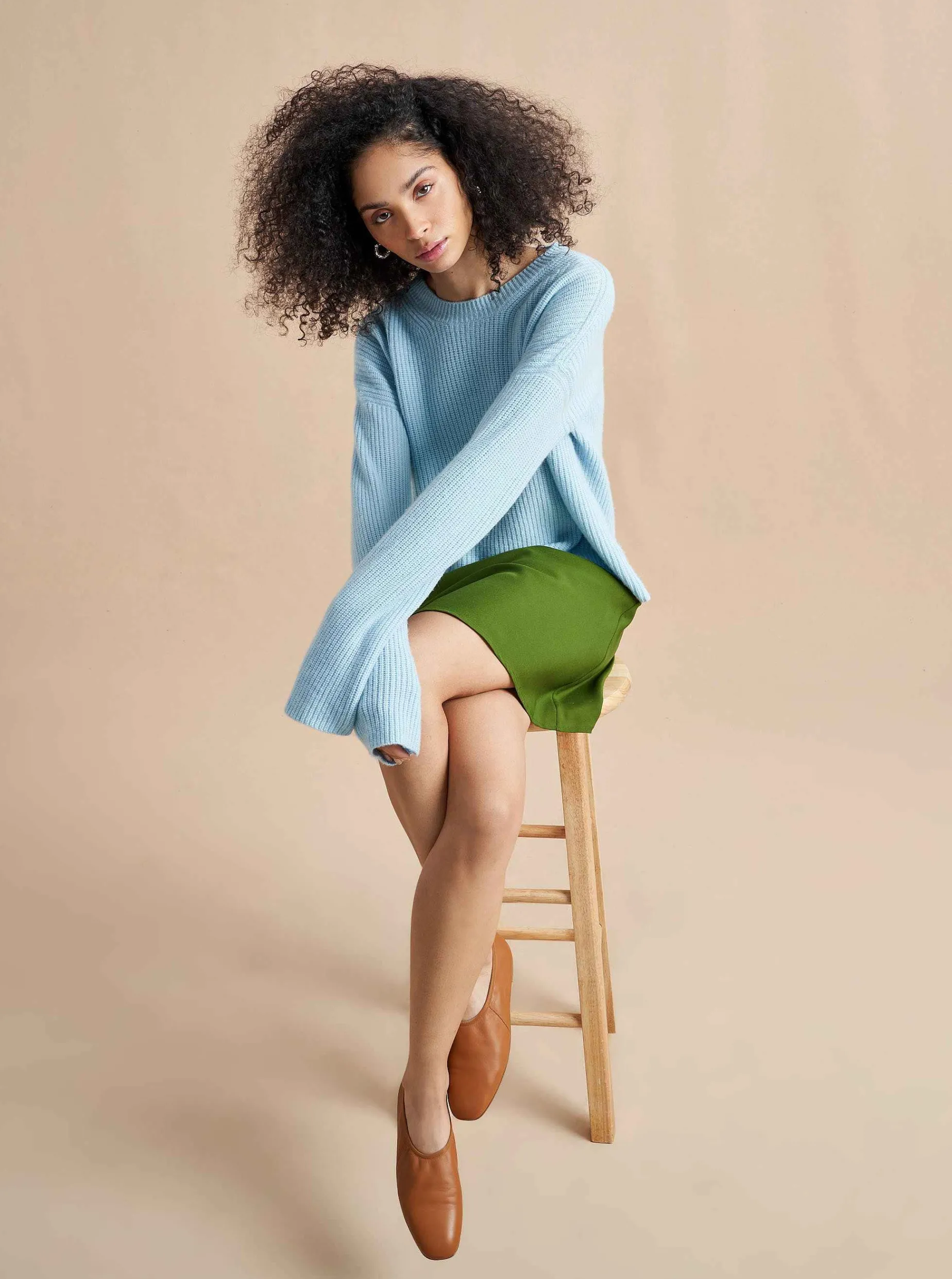 La Ligne Mini Toujours Sweater Periwinkle Best
