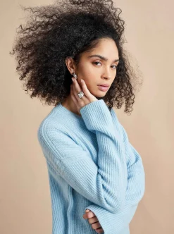 La Ligne Mini Toujours Sweater Periwinkle Best