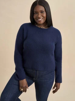 La Ligne Mini Toujours Sweater Navy Sale