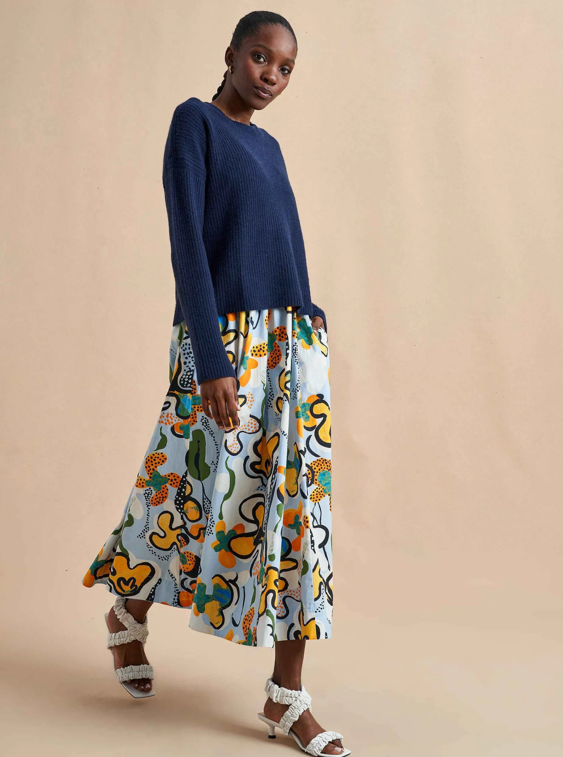 La Ligne Mini Toujours Sweater Navy Sale