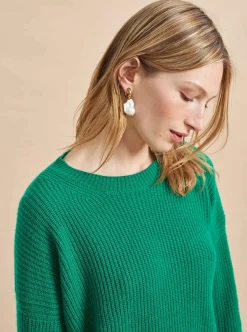 La Ligne Mini Toujours Sweater Kelly Green Clearance