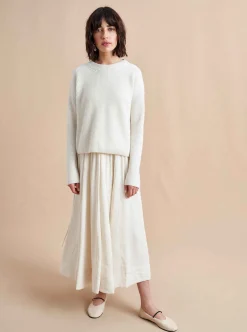 La Ligne Mini Toujours Sweater Cream Sale