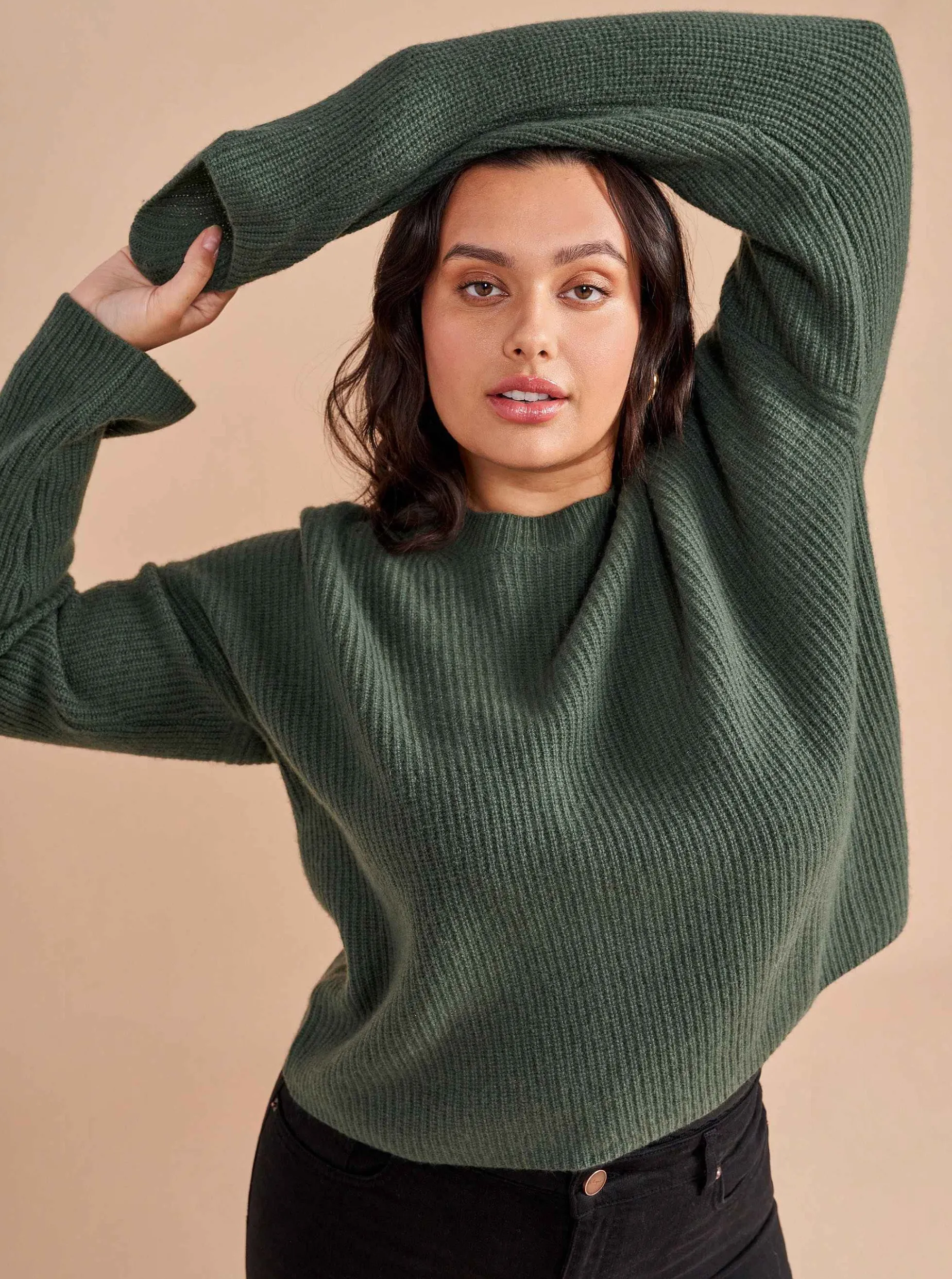 La Ligne Mini Toujours Sweater Army Outlet