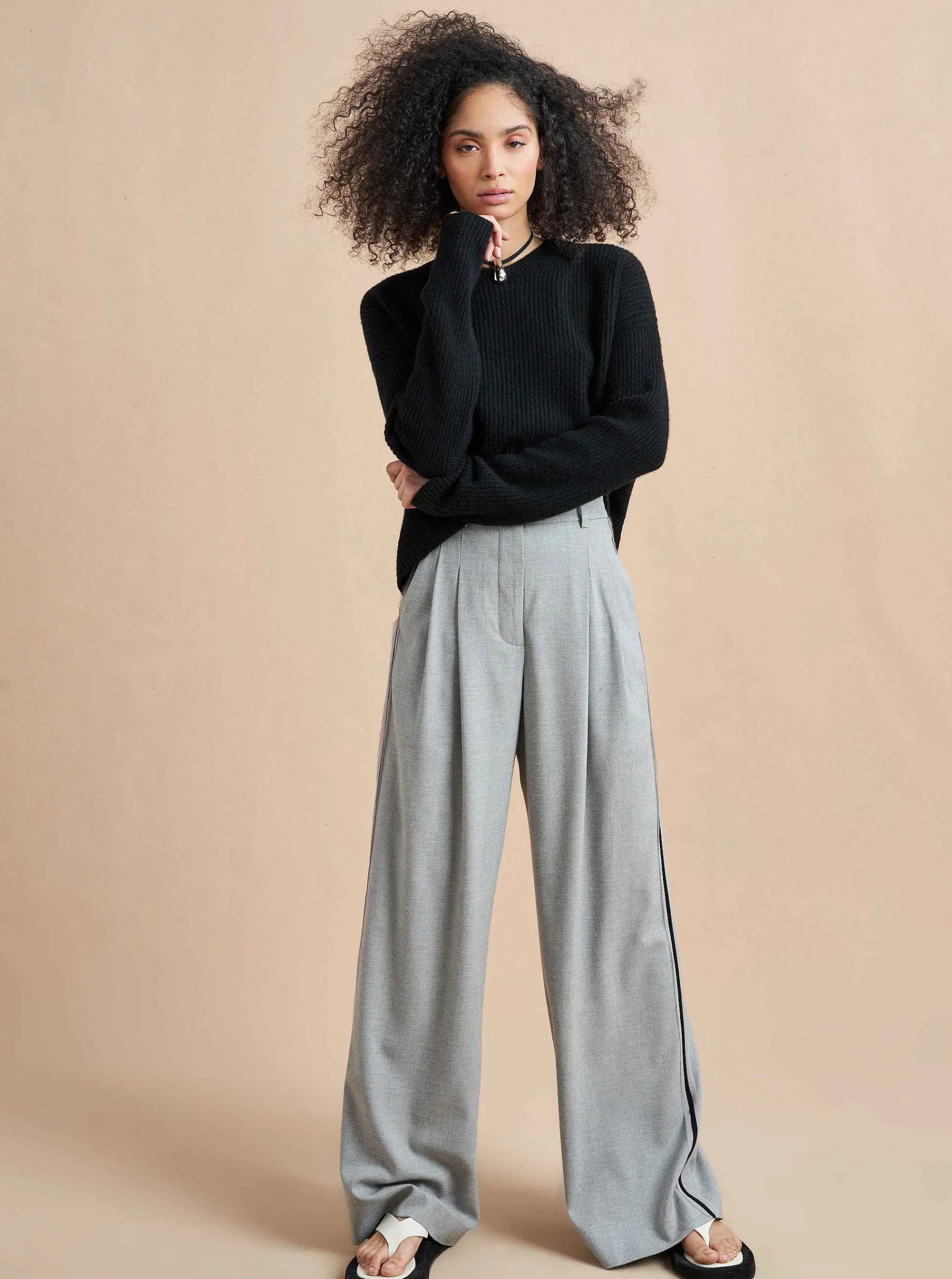 La Ligne Mini Toujours Sweater Black Discount