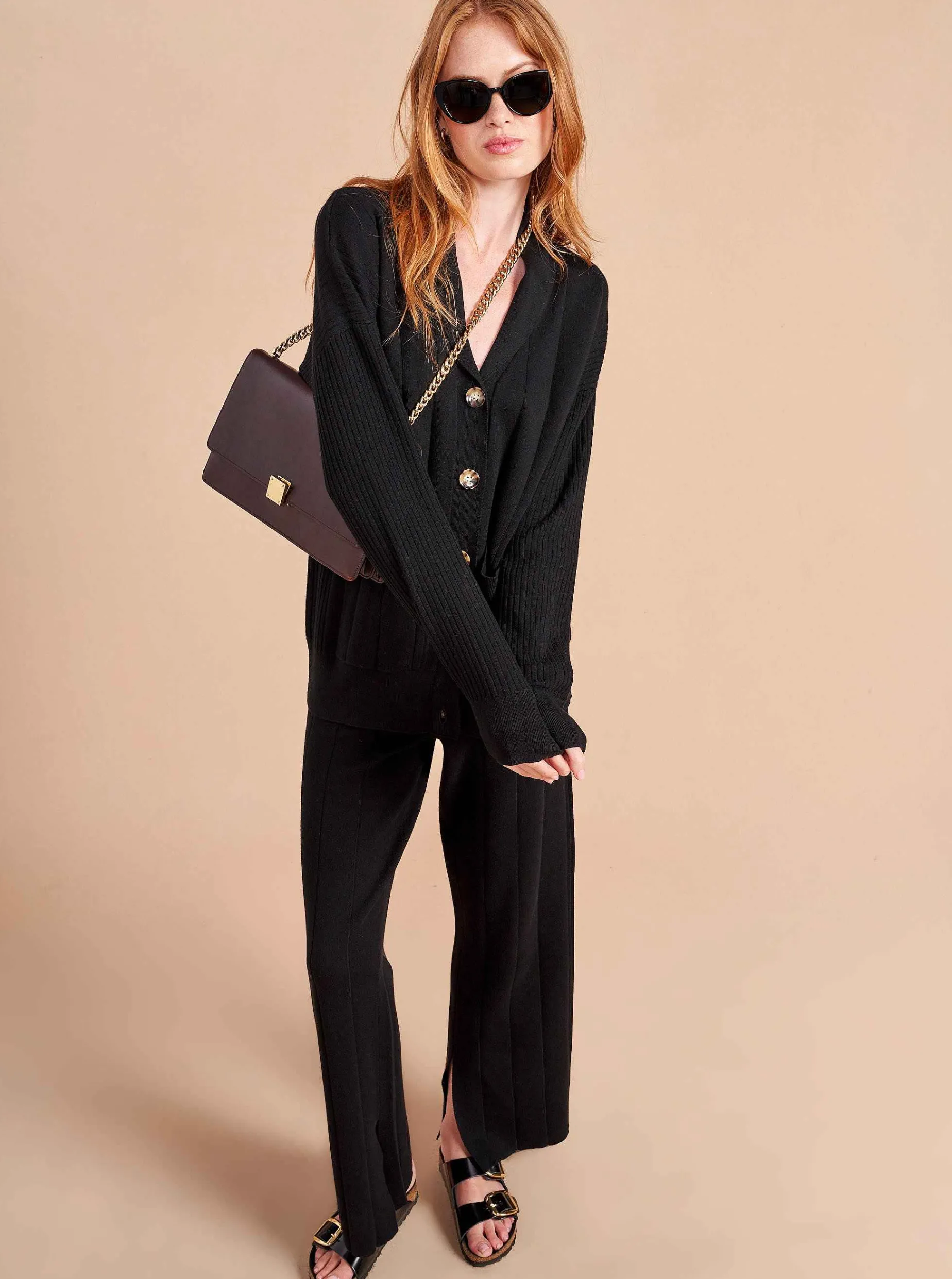 La Ligne Molly Cardigan Black Discount