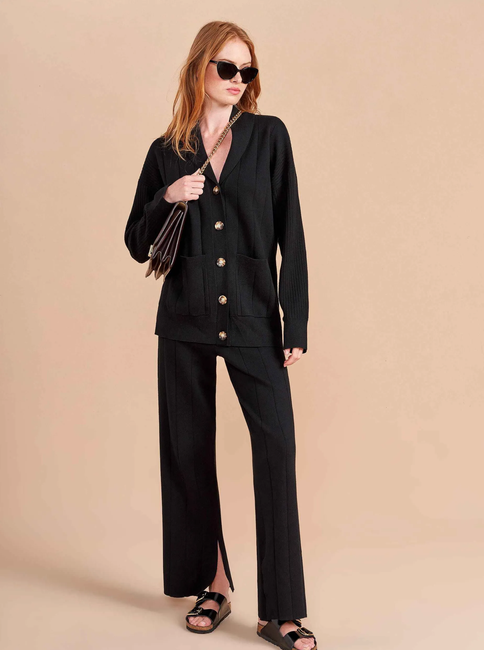 La Ligne Molly Cardigan Black Discount
