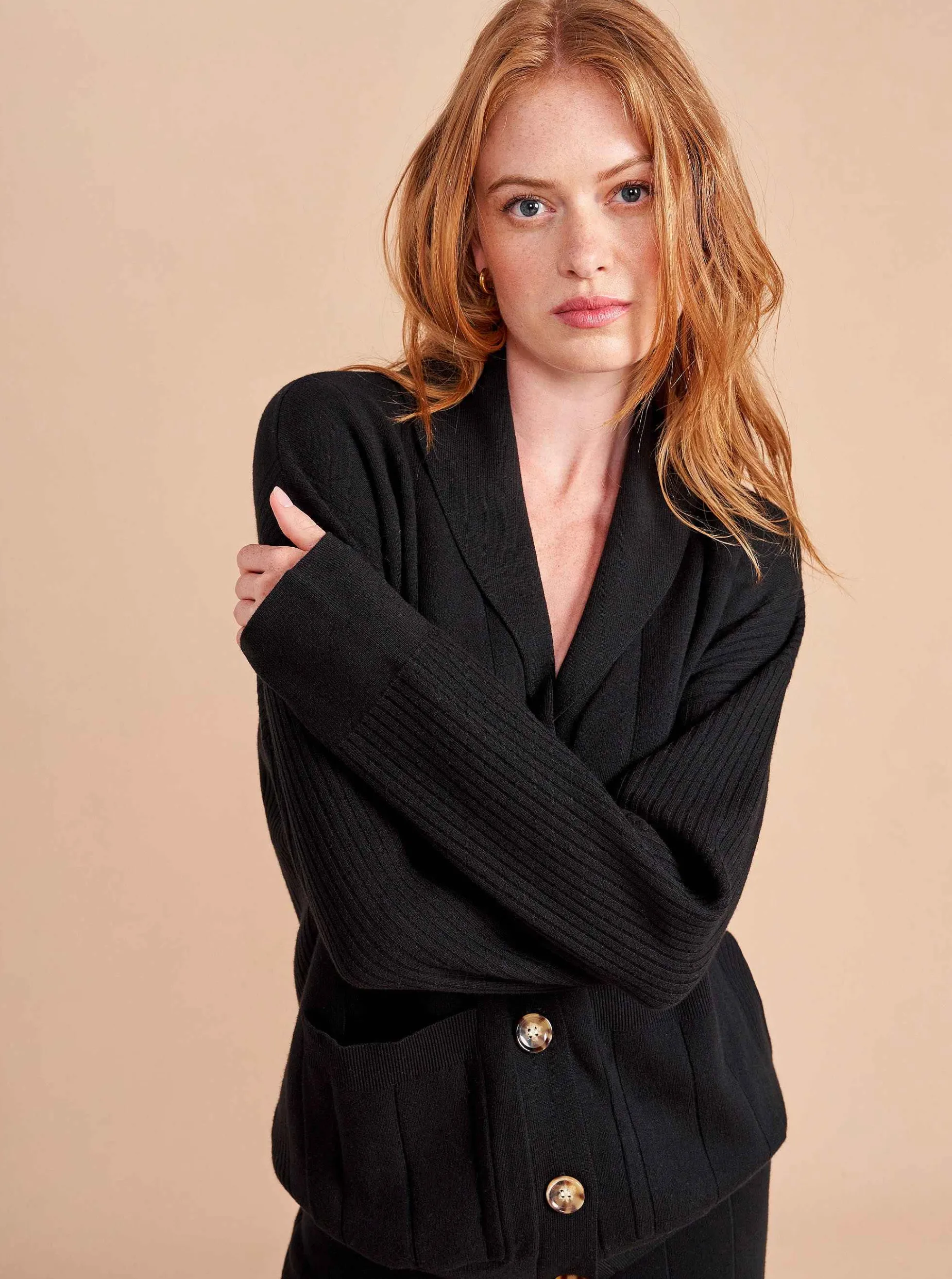 La Ligne Molly Cardigan Black Discount