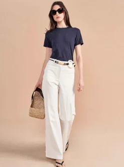 La Ligne Molly Tee Navy Cheap