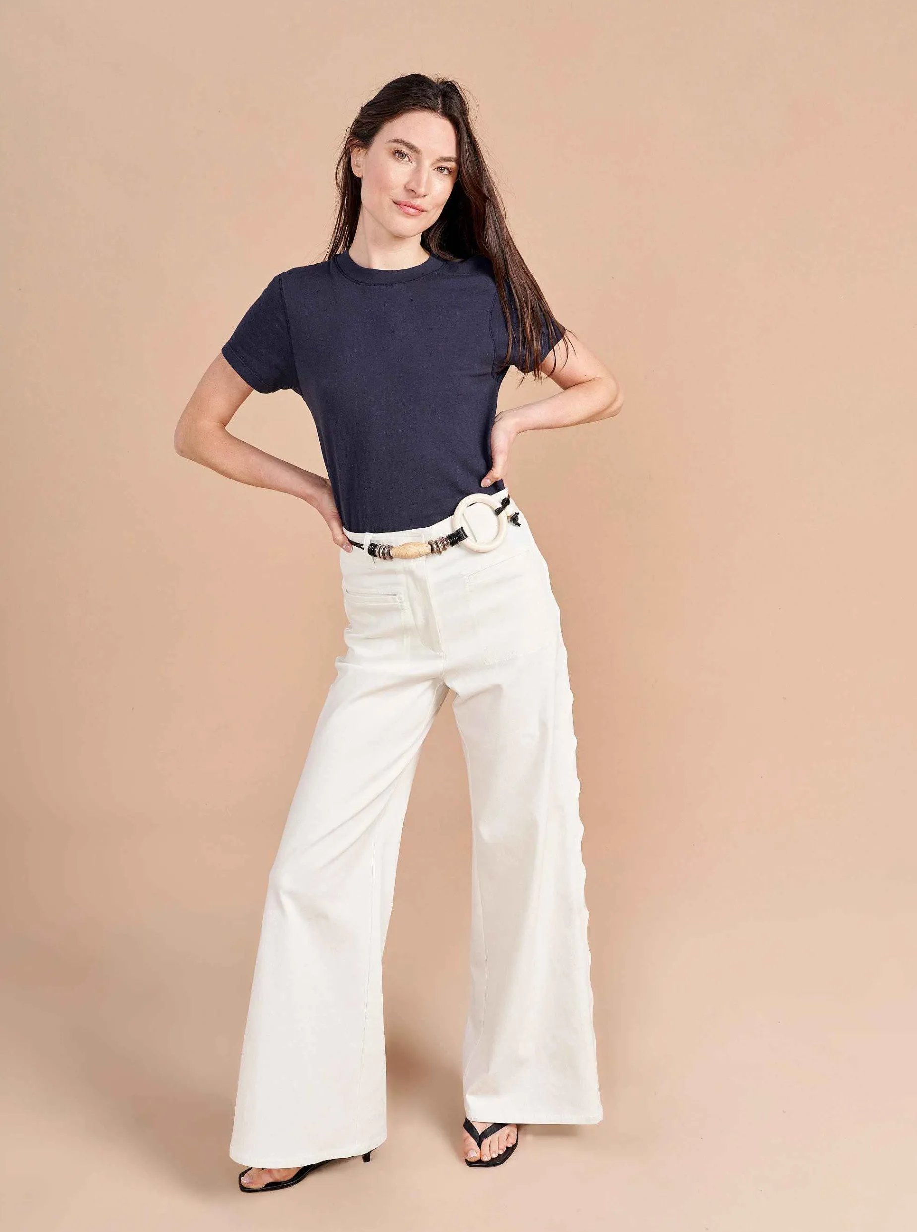 La Ligne Molly Tee Navy Cheap