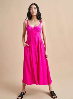 La Ligne Paulina Dress Fuchsia Hot