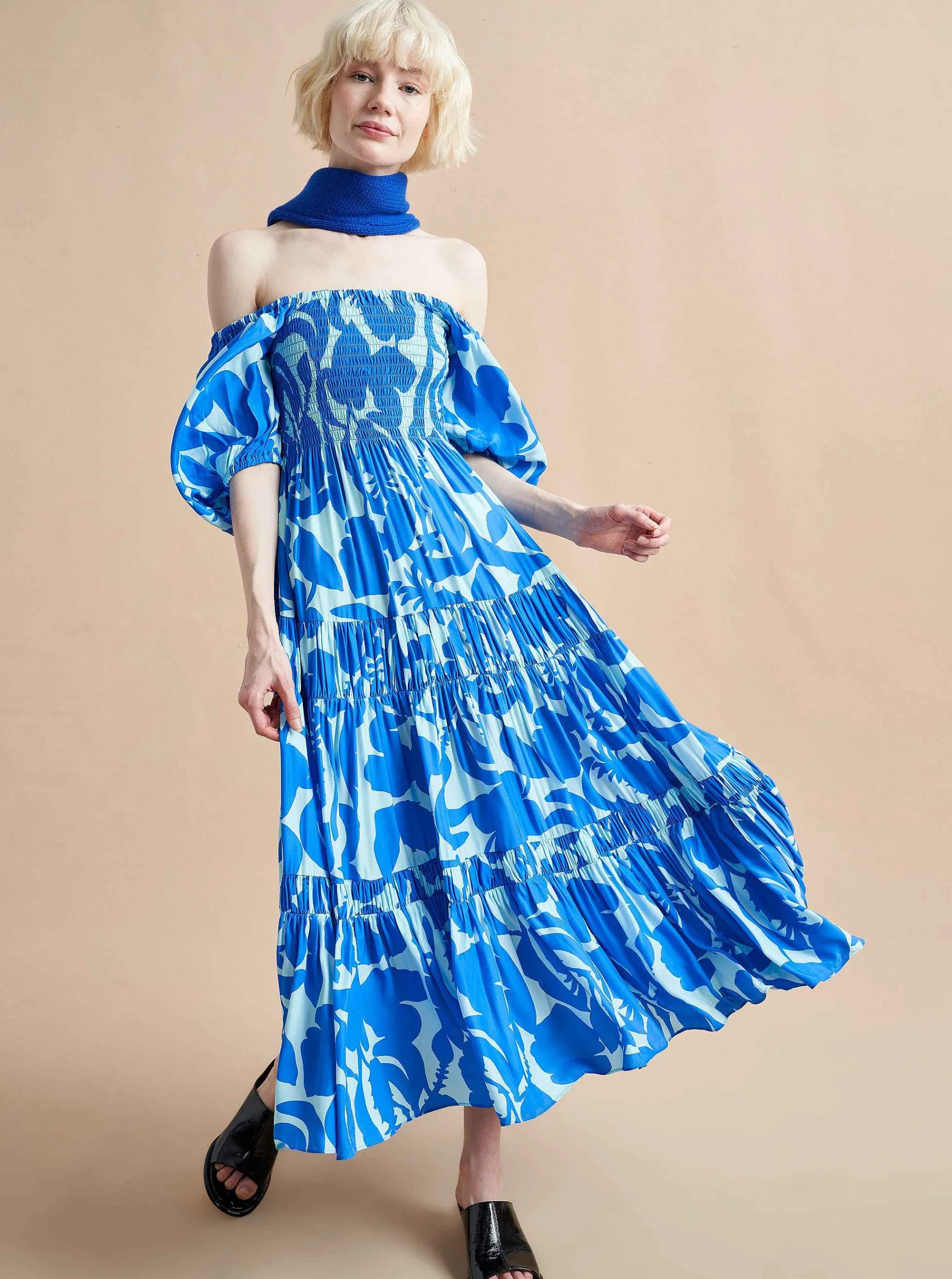 La Ligne Pyper Dress Pale Blue Store