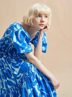 La Ligne Pyper Dress Pale Blue Store