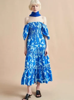 La Ligne Pyper Dress Pale Blue Store
